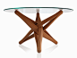 荷兰设计师J.P.Meulendijks用竹材设计的桌子“Lock”
