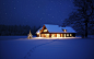 General 2560x1600 nature cabin winter snow night