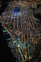 鸟瞰纽约夜景  Vincent Laforet  摄影艺术