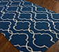 Grand Bazaar Over Dyed Area Rug- Blue contemporary rugs