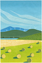 【美国佛蒙特州画家Sabra Field的作品欣赏】—— Wind Farm