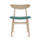 餐椅 格林椅 实木餐椅 橡木餐椅 原木色餐椅