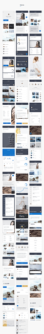 Products : Thunder UI Kit is the successor of our all time best selling Bolt UI Kit. As you come to expect, you get a highly polished, consistent, organized and retina-ready set of premium components to build your next mobile app.