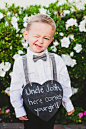 This might be the cutest #wedding participant ever!