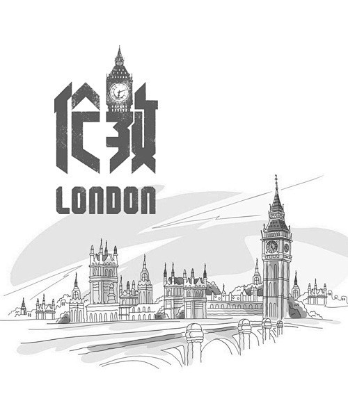 字体设计城市伦敦-精思巧形LOGO