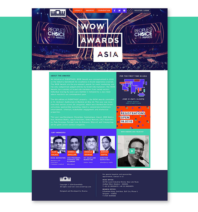 WOW AWARDS ASIA 2015...