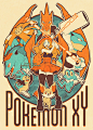 Pokemon XY by =SaiyaGina on deviantART