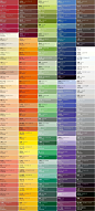 颜色表大全 色谱大全 含有中文+色值+日文 很实用_PS专题_PS教程