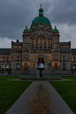 Dusk arrives... #Architecture #Christmas #Legislature #Lights #Victoria