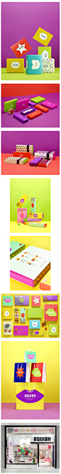 Squish Candies糖果品牌包装和店面设计 设计圈 展示 设计时代网-Powered by thinkdo3