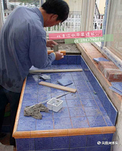 北京江水平装修队采集到实惠的砖砌设计北京江水平装修队砖砌橱柜