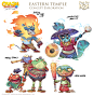 Crash 4: It's about time Eastern Temple theme. Concept exploration, Nicola Saviori : Here's some more work I did for Crash Bandicoot 4: it's about time! Let's fly to the east! Climbing a sacred temple guarded by fearsome stone enemies animated by powerful