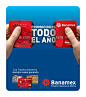 Banamex Beneficios Tarjetas : Master graphics for Banamex credit card campaign. The user is shown opening to card to see all the benefits it contains inside.