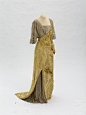 Evening dress of V.V. Karakhan, made in France, 1911-12