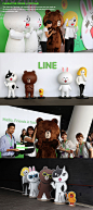 2013 Tokyo LINE Conference on Behance 户外陈列