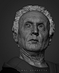 Jigsaw- John Kramer, Vimal Kerketta : Hey guys, likeness sculpt of John Kramer from the movie Saw played by Tobin Bell. I used fiber mesh just for the look for the main render. I liked the sleek look of it, i might change it on the sculpted hair too. Rend