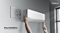 Easy Installation - Midea Air Conditioner : Midea Air Conditioner-Easy Installation