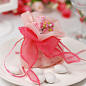 妖精的口袋|粉色喜糖袋|时尚结婚 满月欧式创意喜糖盒|回礼纱袋-淘宝网