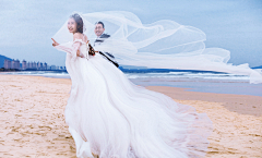 时尚经典全球旅拍采集到三亚婚纱照