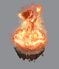 dungeon gems 1006F moons soul fire by jOuey-