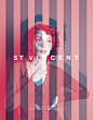 #stvincent #music #poster #design: 