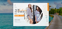 一竹子采集到女装banner