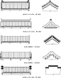 硬山悬山简笔画屋顶 取自中国仿古建筑构造精解