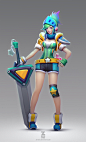 Arcade Riven, Paul Kwon : Had a super fun time working on this skin!

https://twitter.com/ZeronisPK

zeronis.deviantart.com

https://www.facebook.com/ZeronisPK