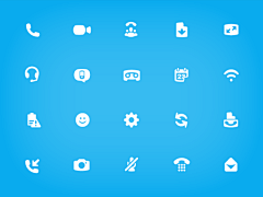 evilj采集到Glyph icons