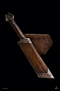 Dwarven Weapons, Edward Denton : Here is a collection of Dwarven weaponry I 3D modeled for the Hobbit movies. Sadly I can't show any of the 3d models only a select few photos of final props. All of these weapons were made under the tightest and craziest d