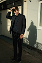 Adrian Sotiris at Wilhelmina Models shot by Yolanda Y. Liou and styled by Alicia Rodriguez Apricio with pieces from River Island, French Connection