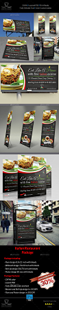 Italian Restaurant Advertising Bundle - Signage Print Templates