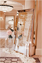 镜子创意席位图。婚礼时光——关注婚礼的一切，分享最美好的时光。#席位图##婚礼布置##镜子#
