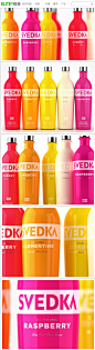 瑞典Svedka Flavored伏特加五彩包装 DESIGN³设计创意 拼图详情页 设计时代-Powered by PinTuXiu