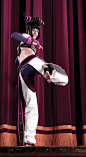 Juri Han back kick by santichan