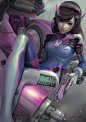 F - Overwatch - Nerf This, Cashile Sy.Va : Overwatch D.Va fanart