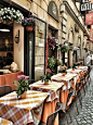 Rome, Italy, Lovely Street Tables, Beautiful Rome  An image travel guide about things to do in Rome, Italy - a place full of history and amazing monuments! -- Have a look at http://www.travelerguides.net: 