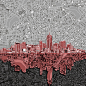 Denver Skyline Painting - Denver Skyline Abstract 2 by Bekim Art