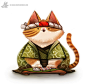 Daily Paint #1095. Cats VS. Cucumbers, Piper Thibodeau : Daily Paint #1095. Cats VS. Cucumbers by Piper Thibodeau on ArtStation.