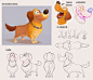 Golden Retriever (another adult), huang jing : I made a complete series of designs, including three views, partial structure display, character expression performance
