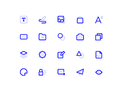 辛集采集到★UI-ICON【单色/线框】