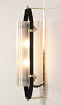 Simply perfect Italian sconce circa 1960: 