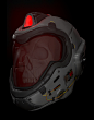Sci Fi helmet Concept, Mark Sweeney : Hi all! i made this quickly over a few hours the last couple of days i wanted to try and take as much time as possible with it as i was in no rush and im pleased with the result, also im coming to realize i like skull