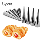 US $5.99 30% OFF|UPORS 12pcs Conical Croissants Mold Cream Horn Roll Cake Molds Stainless Steel Cannoli Forms Tubes shells Bread Pastry Mold-in Baking & Pastry Tools from Home & Garden on Aliexpress.com | Alibaba Group : Smarter Shopping, Better L
