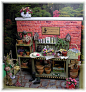 If I can build a real potting bench- I should make a miniature potting bench for the Barbie Doll house for the Grandkids.... How cute! They have some great details