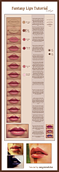 Fantasy Lips Tutorial by sanguisGelidus on deviantART