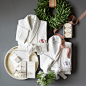 Williams-Sonoma Home Monogrammed Soap & Towel Gift Set