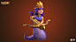 Clash of Clans - Jungle Queen, Ocellus - SERVICES : Supercell art team : Art direction and Concept
Ocellus Art team : Concept, Sculpt, lookdev, rig, posing, lighting and lowpoly model
----------
Ocellus team:
Lead Charater sculpt: Mariano Tazzioli
Lead Lo