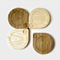 自然和家 水滴杯垫一件 原木木制特价限量系列饰品隔热杯垫创意-淘宝网
