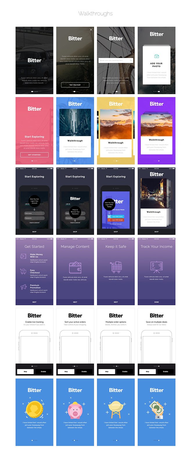 Bitter iOS UI Kit